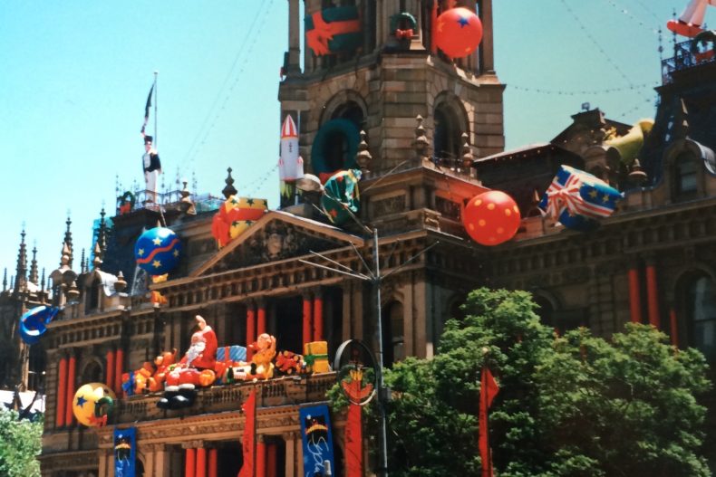 Weihnachtsdeko Sydney Rathaus